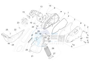 SPRINT 150 4T 3V IE NOABS E3 (APAC) drawing Air filter