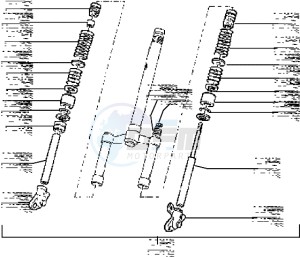 Typhoon 125 X drawing Steering column