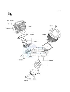 VN 2000 A [VULCAN 2000] (A6F-A7F) A7F drawing CYLINDER_PISTON-- S- -