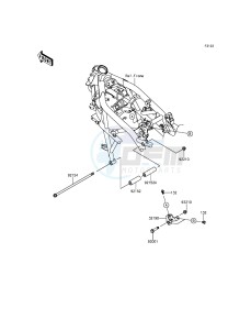 NINJA_250SL BX250AFF XX (EU ME A(FRICA) drawing Engine Mount