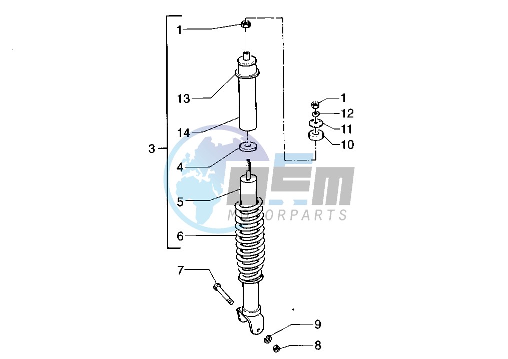 Rear Shock absorber