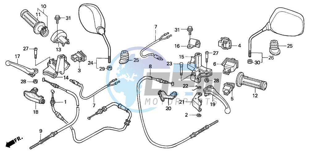 HANDLE LEVER/SWITCH/CABLE