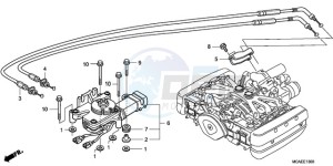 GL1800A Australia - (U) drawing REVERSE SHIFT ACTUATOR