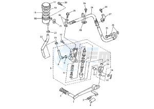 FZS FAZER 600 drawing REAR MASTER CYLINDER