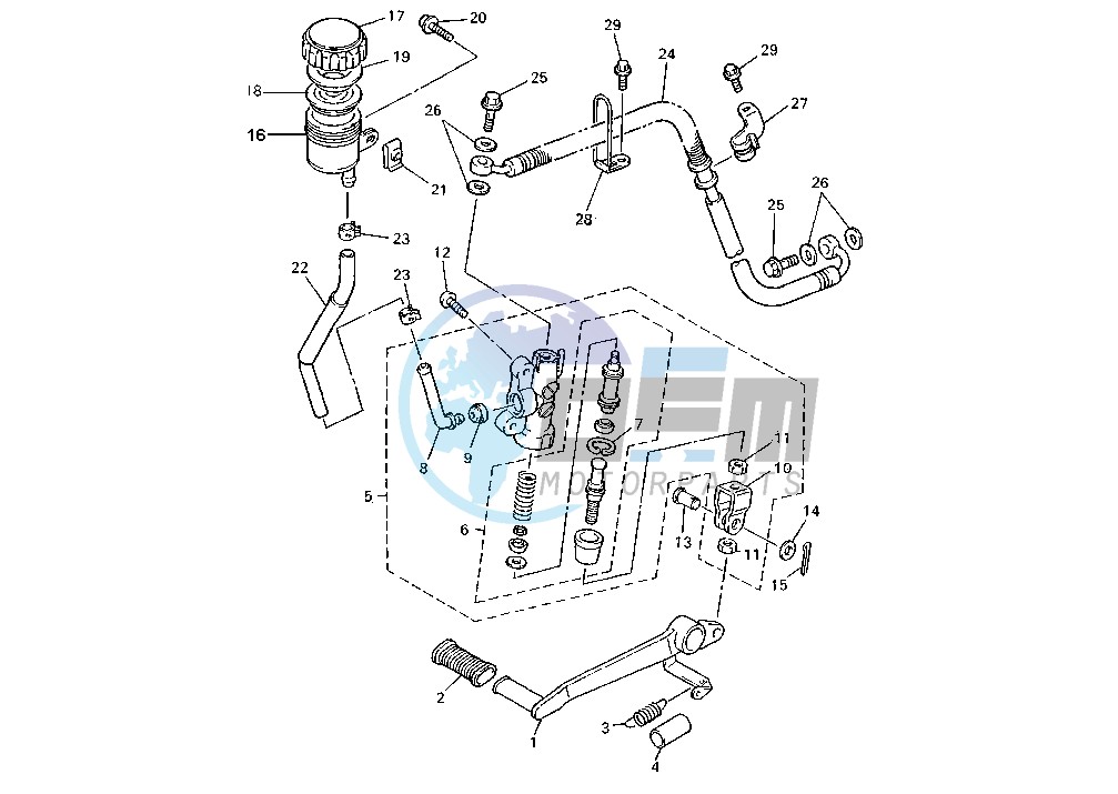 REAR MASTER CYLINDER