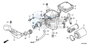 TRX420TED TRX420 Europe Direct - (ED) drawing AIR CLEANER