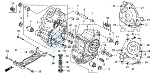 FJS600D 400 SILVER WING drawing CRANKCASE