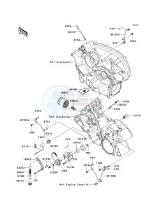 KVF 750 E [BRUTE FORCE 750 4X4I NRA OUTDOORS] (E8F-E9FA) E9FA drawing OIL PUMP_OIL FILTER