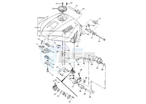 YZF R1 1000 drawing FUEL TANK