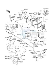 KRF 750 J [TERYX 750 FI 4X4 LE] (J9FA) J9FA drawing RADIATOR