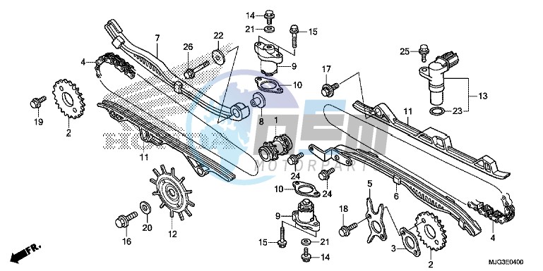 CAM CHAIN/ TENSIONER