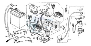 TRX450ES drawing BATTERY