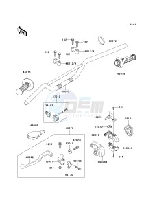 KX 65 A [KX65 MONSTER ENERGY] (A6F - A9FA) A8F drawing HANDLEBAR