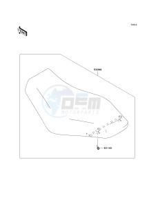 KVF 750 D [BRUTE FORCE 750 4X4I] (D8F-D9F) D8F drawing SEAT