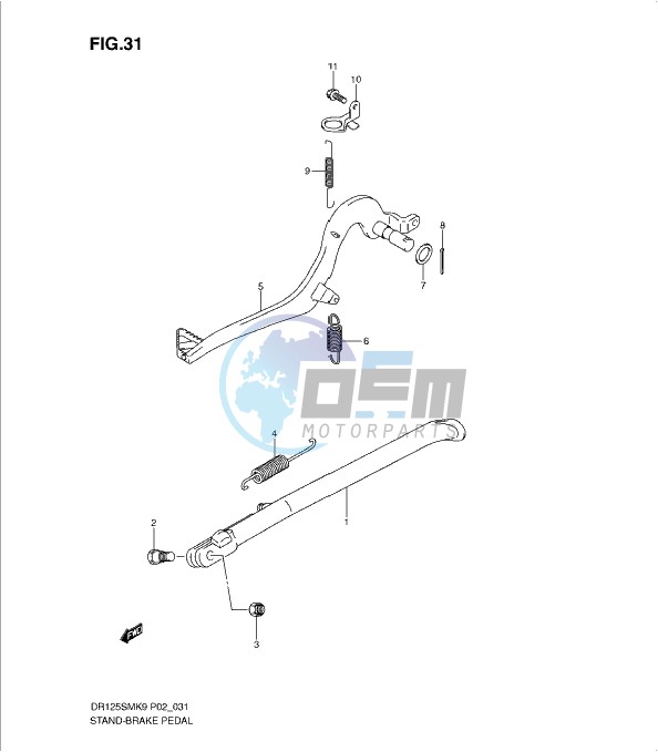 STAND-BRAKE PEDAL