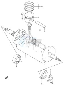 LT-A500F (E3-E28) drawing CRANKSHAFT