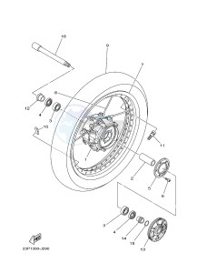 XT1200ZE SUPER TENERE ABS (2KB1 2KB2) drawing FRONT WHEEL