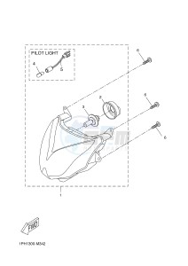 NS50 AEROX (1PH3 1PH3 1PH3 1PH3) drawing HEADLIGHT