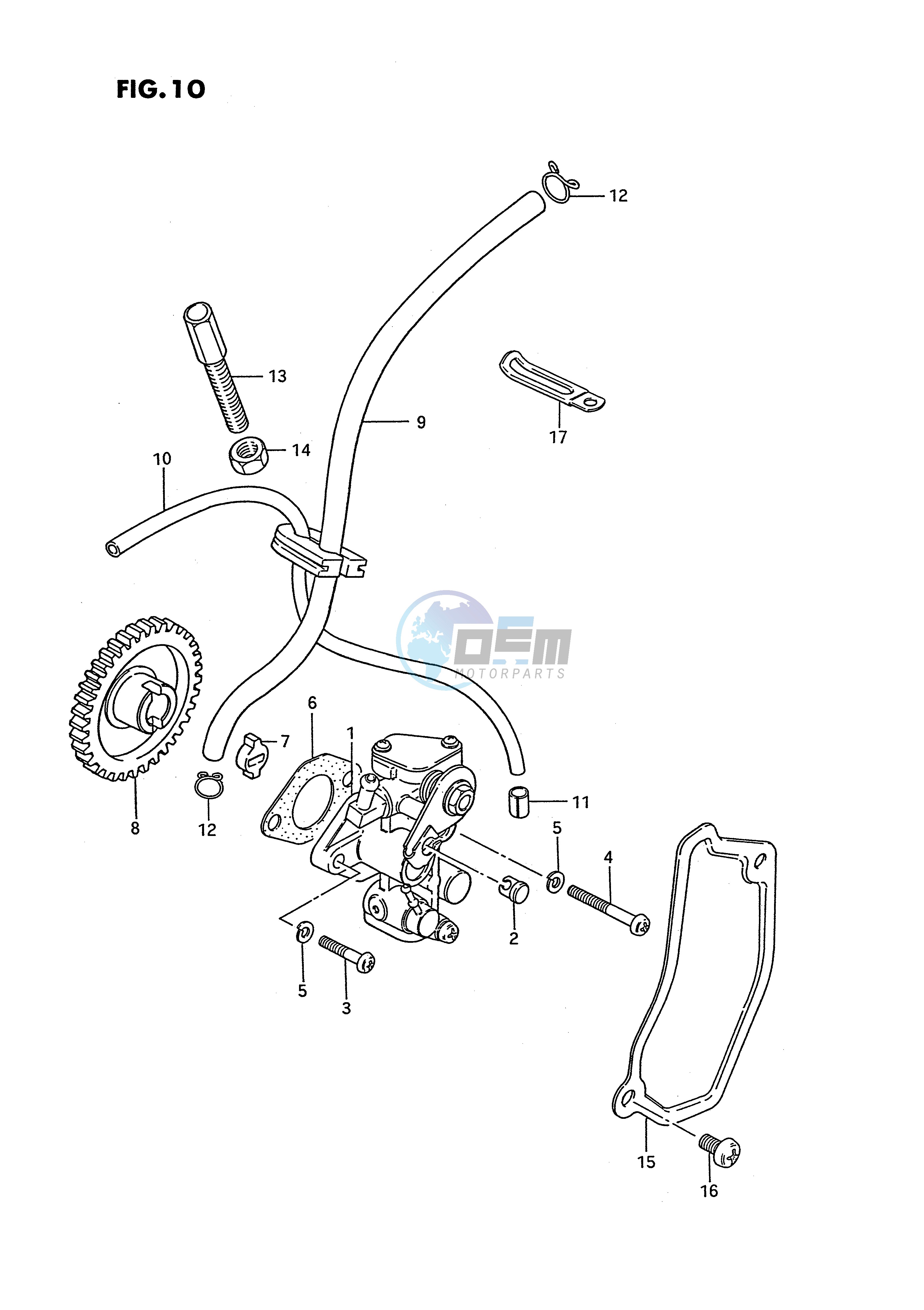 OIL PUMP (E16,E43,MODEL R E15,P15)