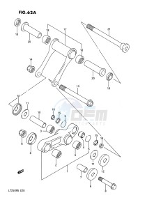 LT250R (E28) drawing CUSHION LEVER (MODEL M N)