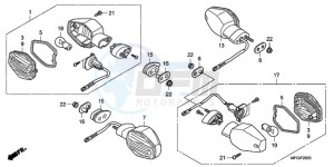 CB600F3A Europe Direct - (ED / ST) drawing WINKER