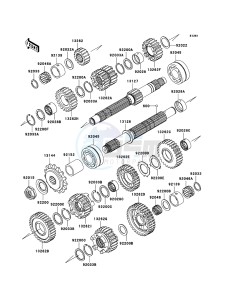 Z750 ZR750L8F GB XX (EU ME A(FRICA) drawing Transmission