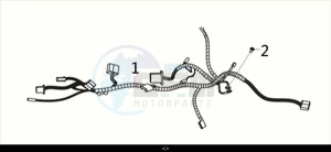 JOYMAX-Z+ 125 (LW12W3-EU) (M2) drawing WIRE HARNESS