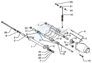 X9 180 Amalfi drawing Swinging arm