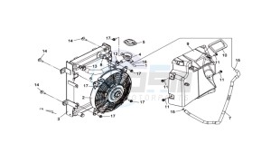 MAXSYM 400 EFI drawing RADIATOR