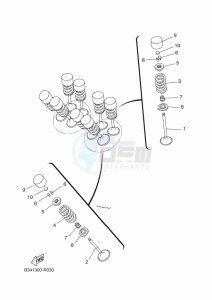 XSR700 MTM690-U (B9J2) drawing VALVE