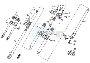 SUPERCITY 125 drawing FRONT FORK