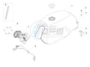 V7 III Stone 750 e4 (NAFTA) drawing Fuel tank