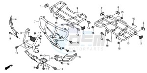 TRX500FPE drawing CARRIER