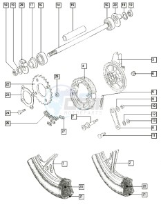 STANDARD_24-45kmh_T-X 50 T-X drawing Rear wheel