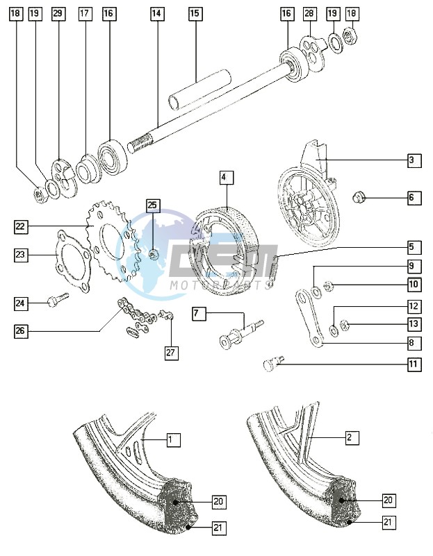 Rear wheel