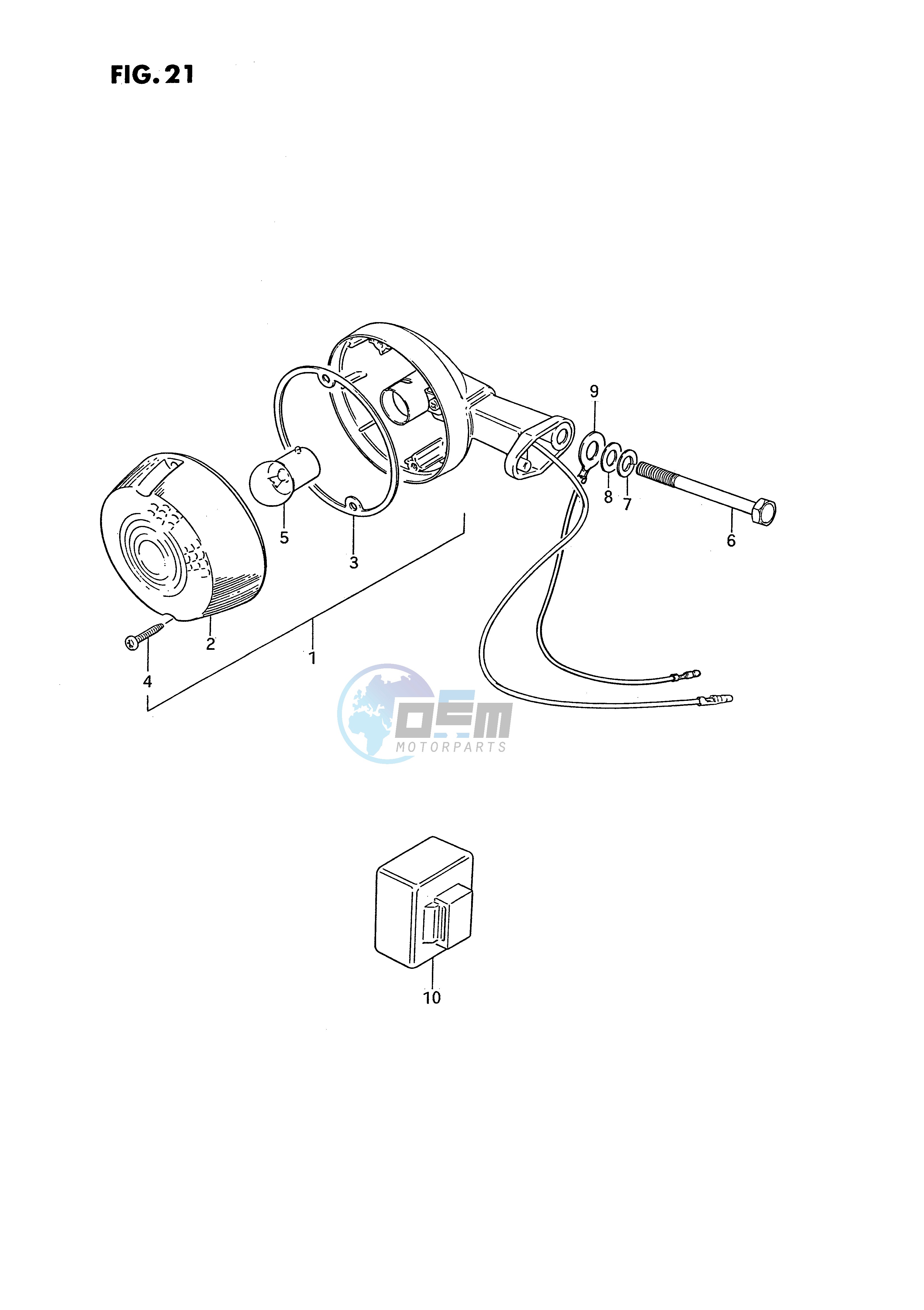 TURNSIGNAL LAMP (E43)