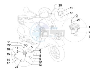 GTV 300 4T 4V ie Touring (USA) USA drawing Voltage Regulators - Electronic Control Units (ecu) - H.T. Coil