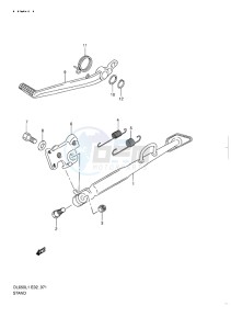 DL 650 V-STROM EU-UK drawing STAND