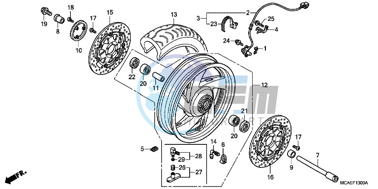 FRONT WHEEL