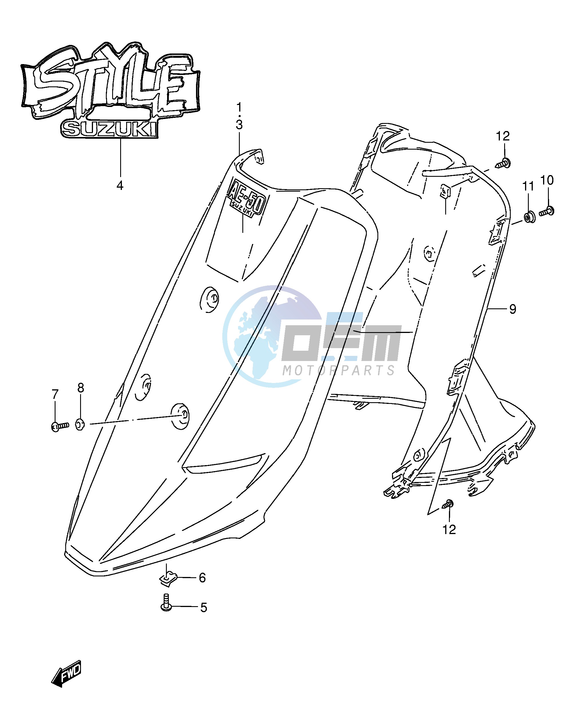 LEG SHIELD (MODEL L M)