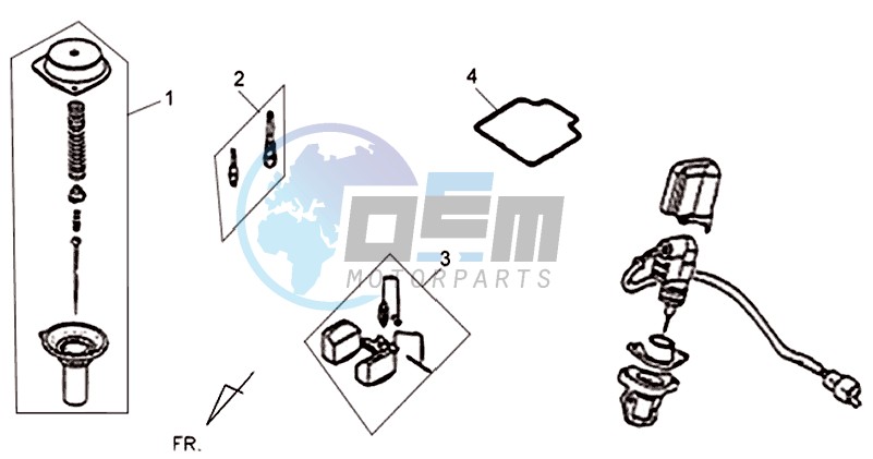 CHOKE / THROTTLE WITH NEELD / FUEL CUT