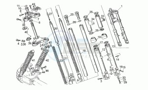 V 50 III 500 Pol. - PA VechioTipo Pol./PA VechioTipo drawing Front/rear shock absorber