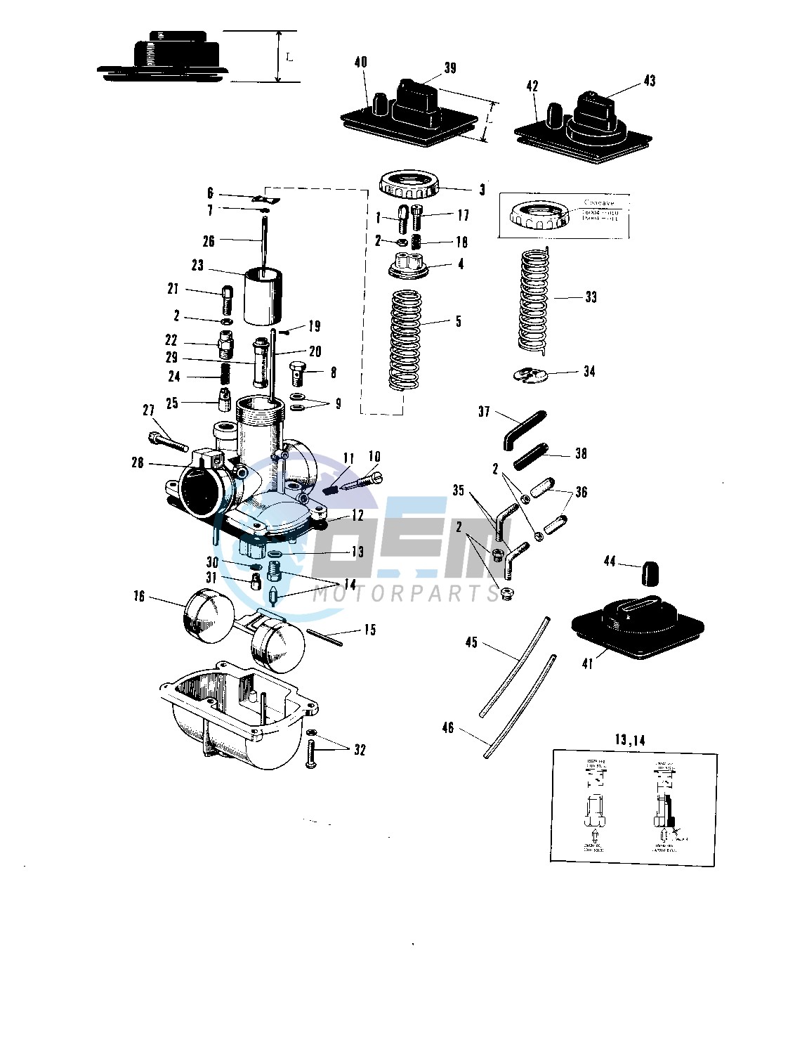 CARBURETOR VM22SC, VM26SC