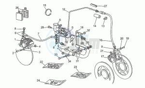 SP 750 drawing Brake caliper