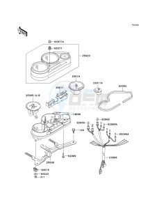 EX 500 D [NINJA 500R] (D6-D9) [NINJA 500R] drawing METER-- S- -