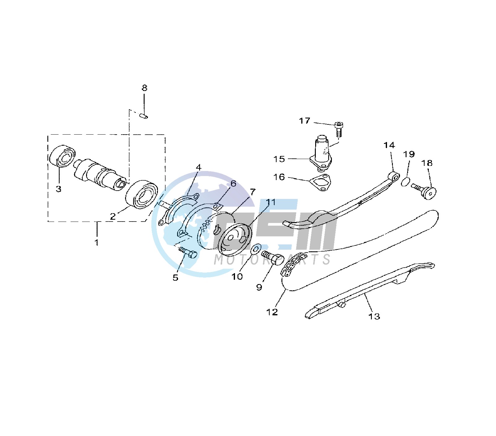 CAMSHAFT AND TIMING CHAIN