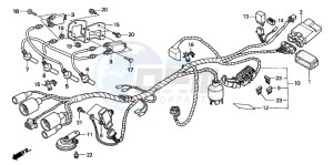 CB600F CB600F drawing WIRE HARNESS (CB600F22)