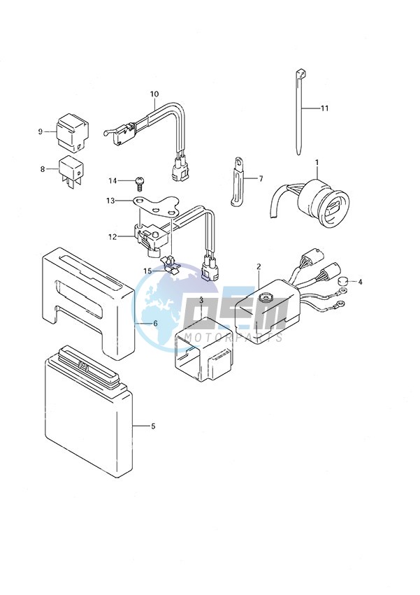 PTT Switch/Engine Control Unit