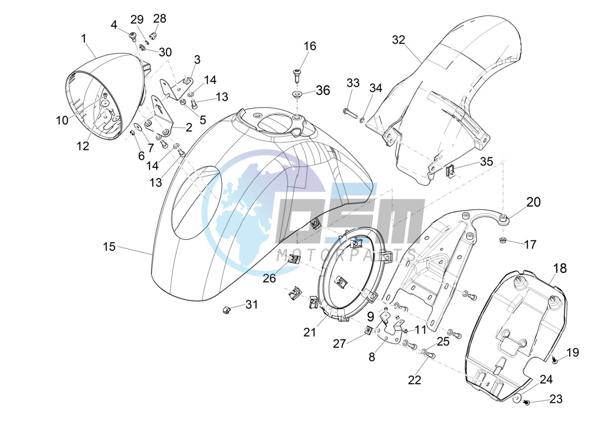 Wheel housing - Mudguard