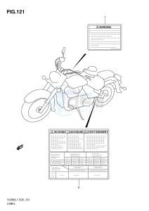 VL800 (E2) VOLUSIA drawing LABEL (VL800L1 E19)